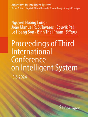 cover image of Proceedings of Third International Conference on Intelligent System